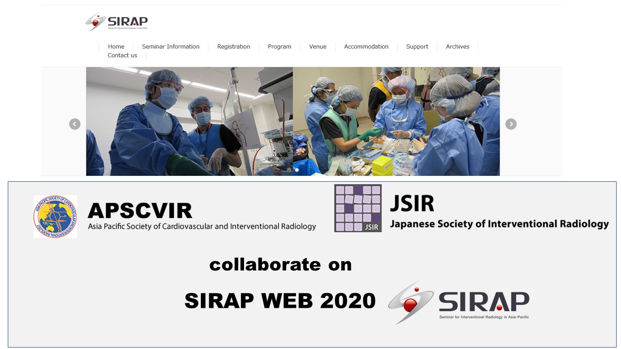 SIRAP & APSCVIR Web Seminar 2020
